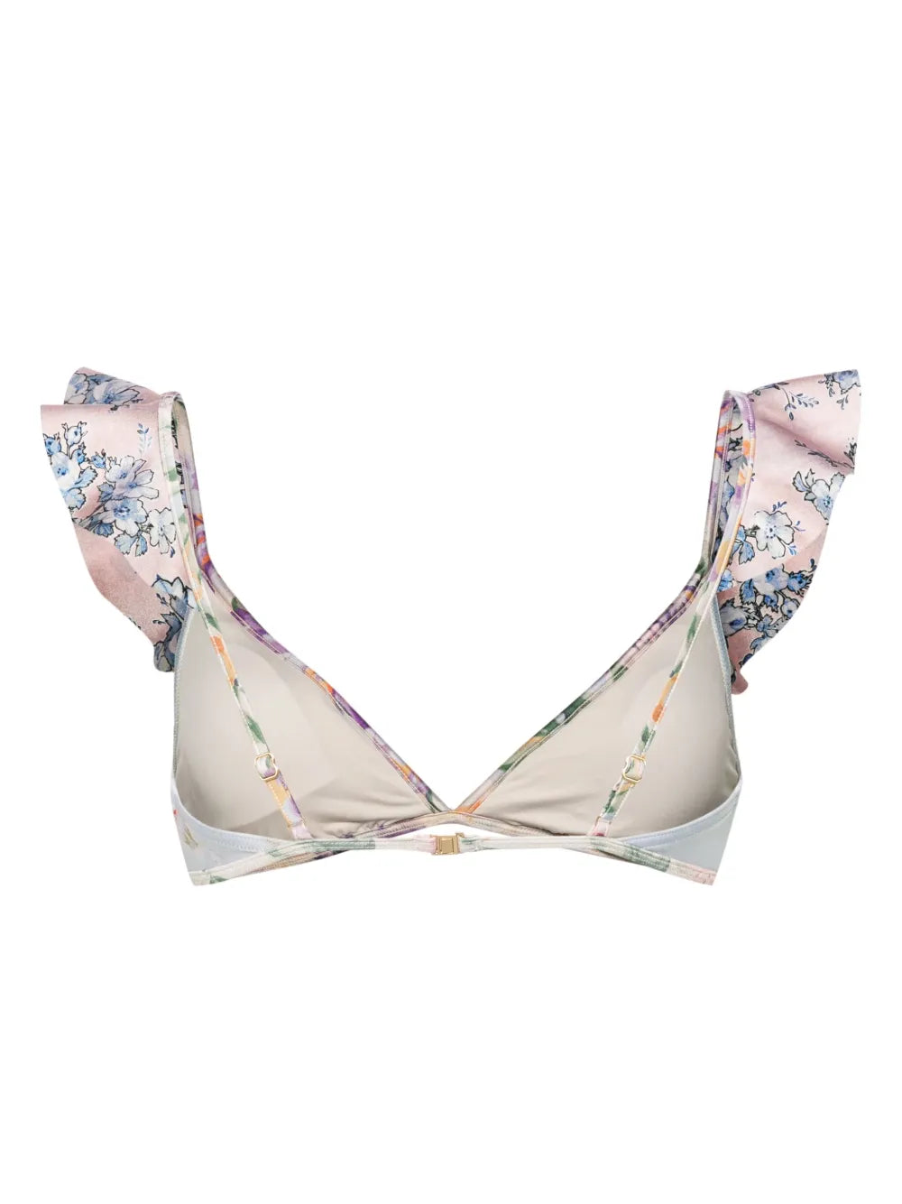 Halliday Spliced Frill Bikini Top