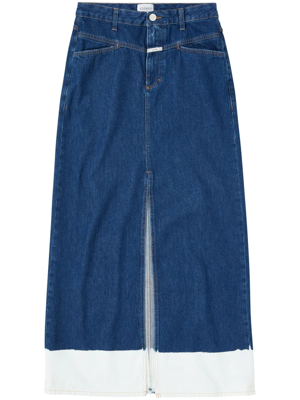 Z-Pocket Denim Skirt