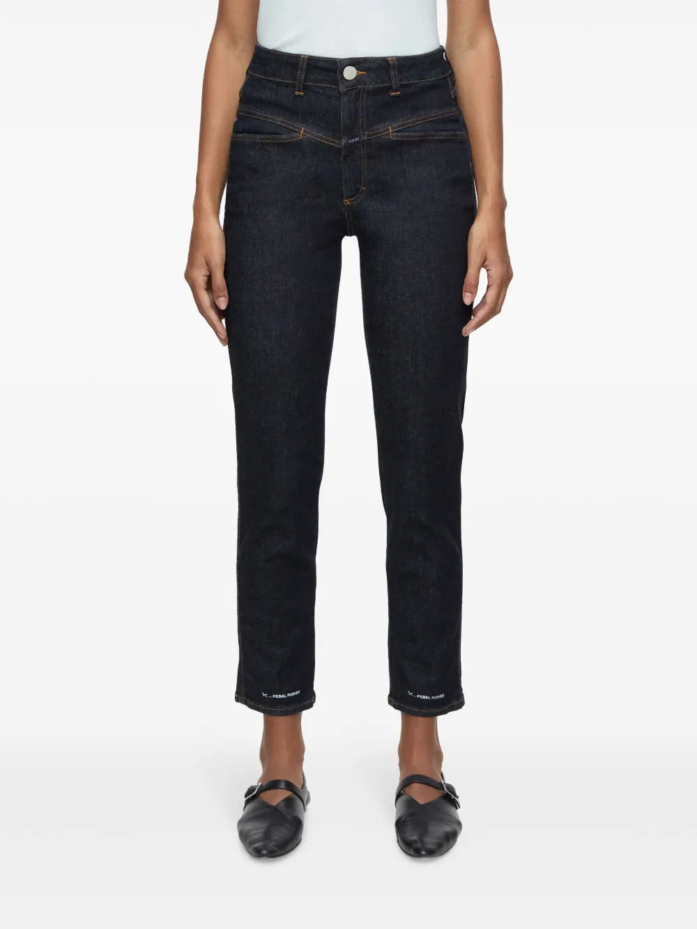 Pedal Pusher Tapered Jeans