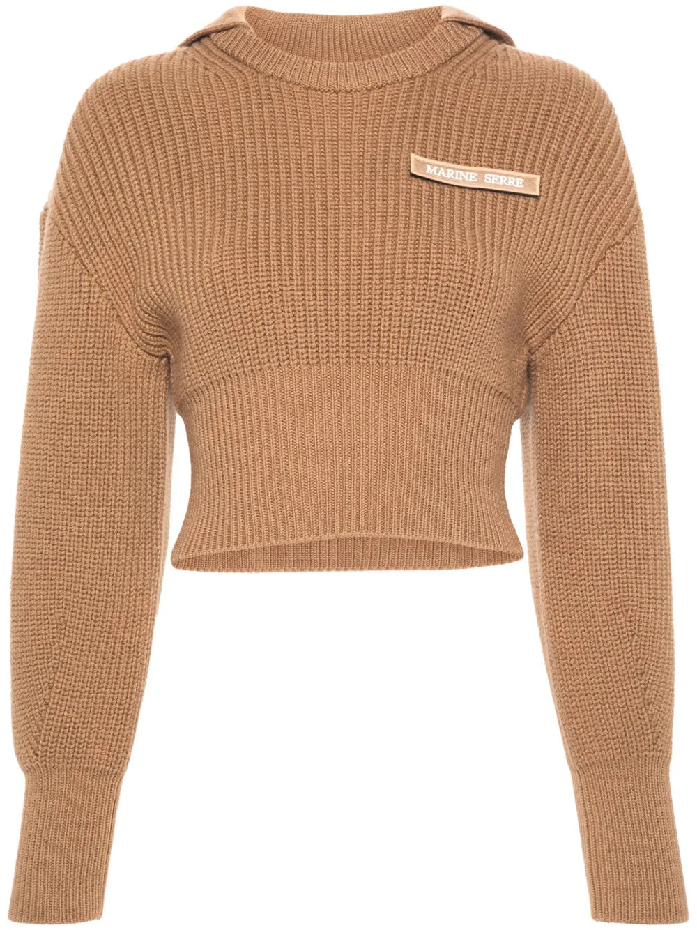 Half Cardigan Knit Sailor Sweater