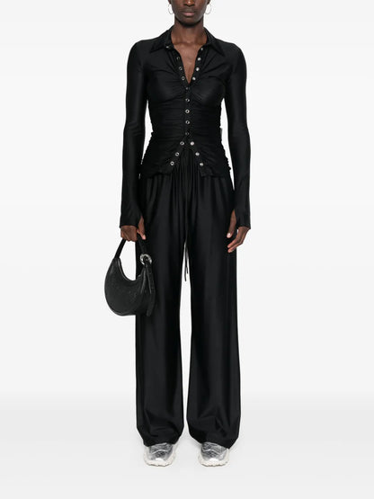 Draped Jersey Blouse