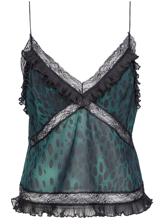 Georgette Strasbourg Panelled Top