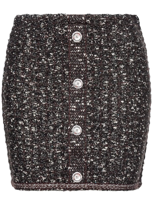 Vinacciolo Knitted Mini Skirt