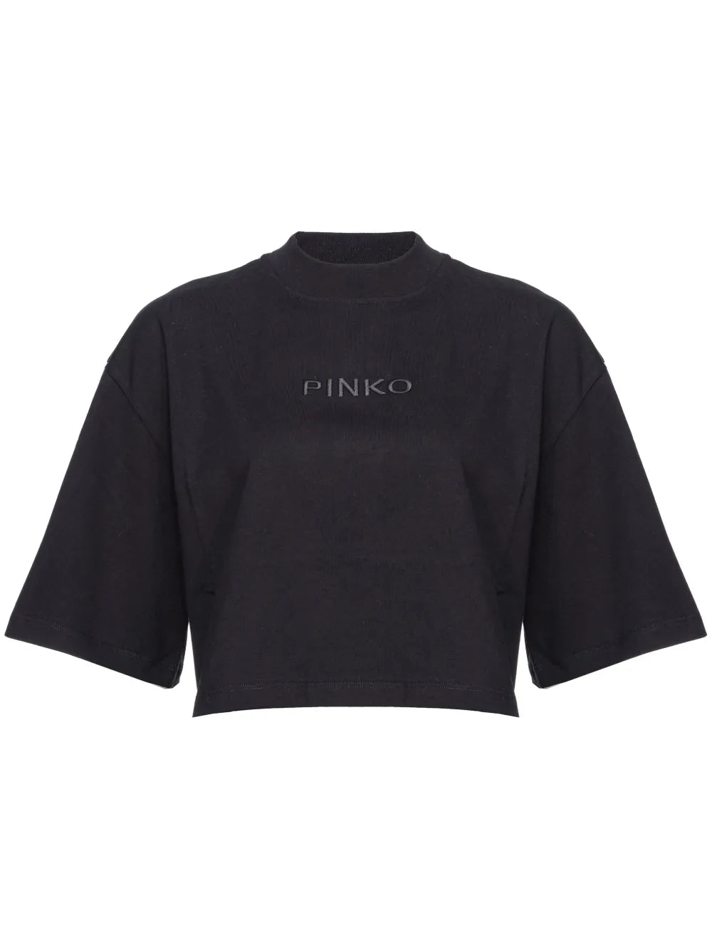 Logo-Embroidered Cotton Cropped T-Shirt