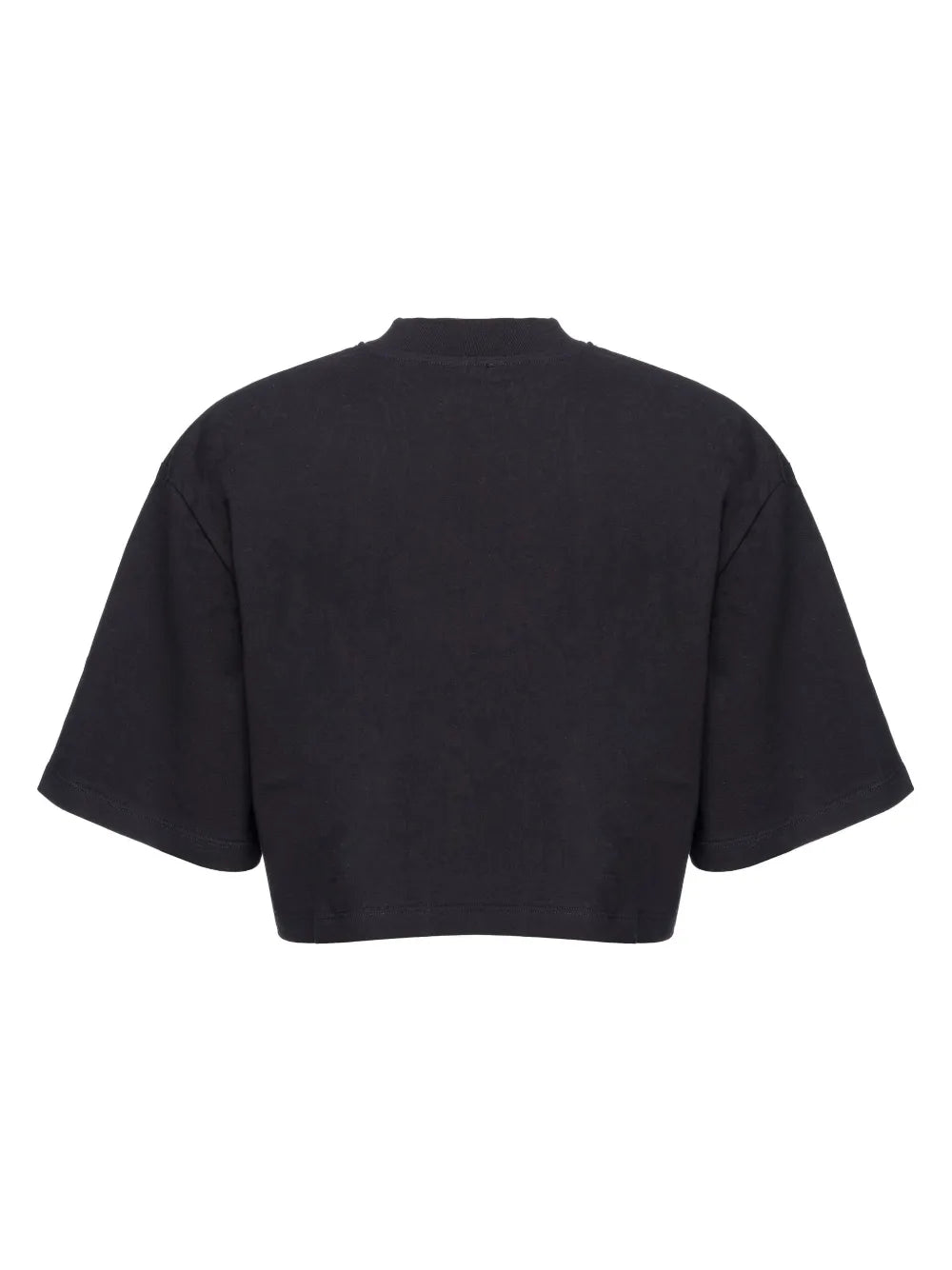 Logo-Embroidered Cotton Cropped T-Shirt