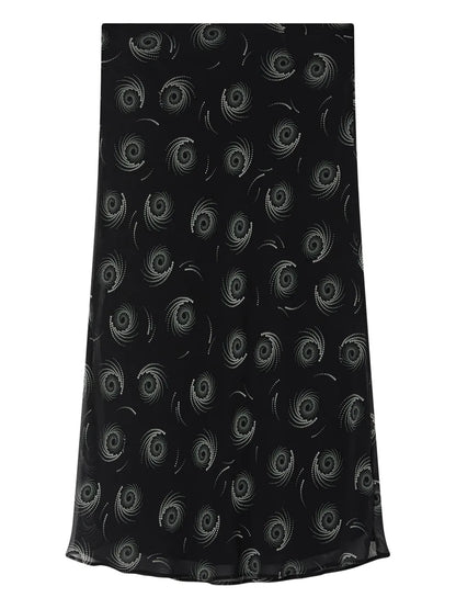 Pavese Georgette Printed Skirt
