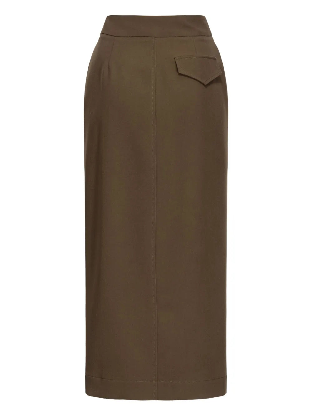 Lanterna Front-Slit Midi Skirt