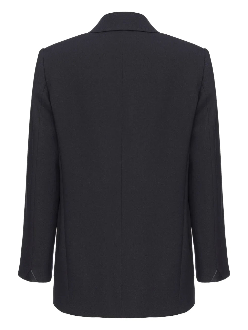Double-Breasted Twill Blazer