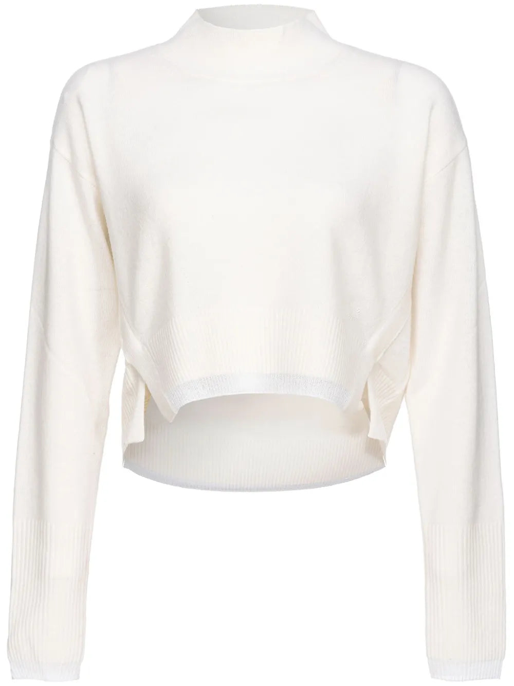 Drop-Shoulder Fine-Knit Jumper