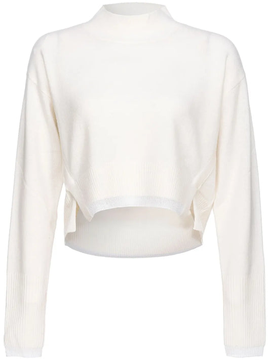 Drop-Shoulder Fine-Knit Jumper