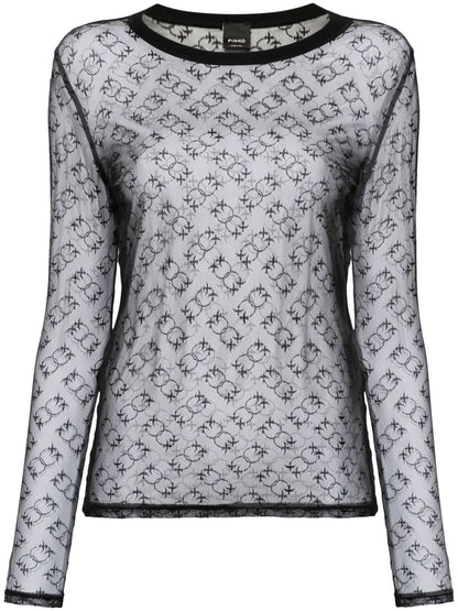Monogram Sheer T-Shirt