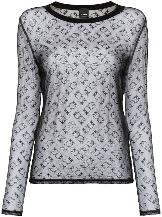 Monogram Sheer T-Shirt