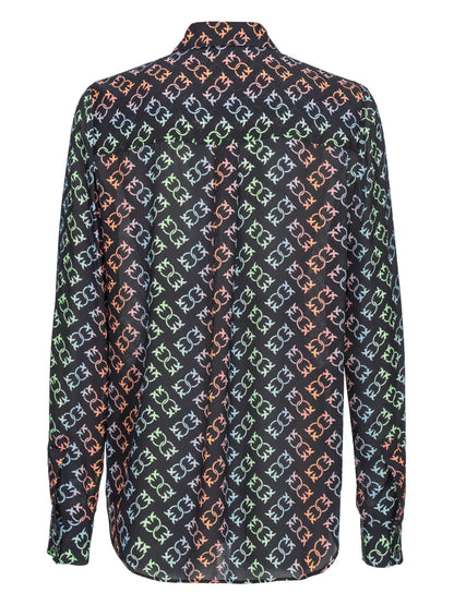 New Nora Love Birds-Pattern Shirt