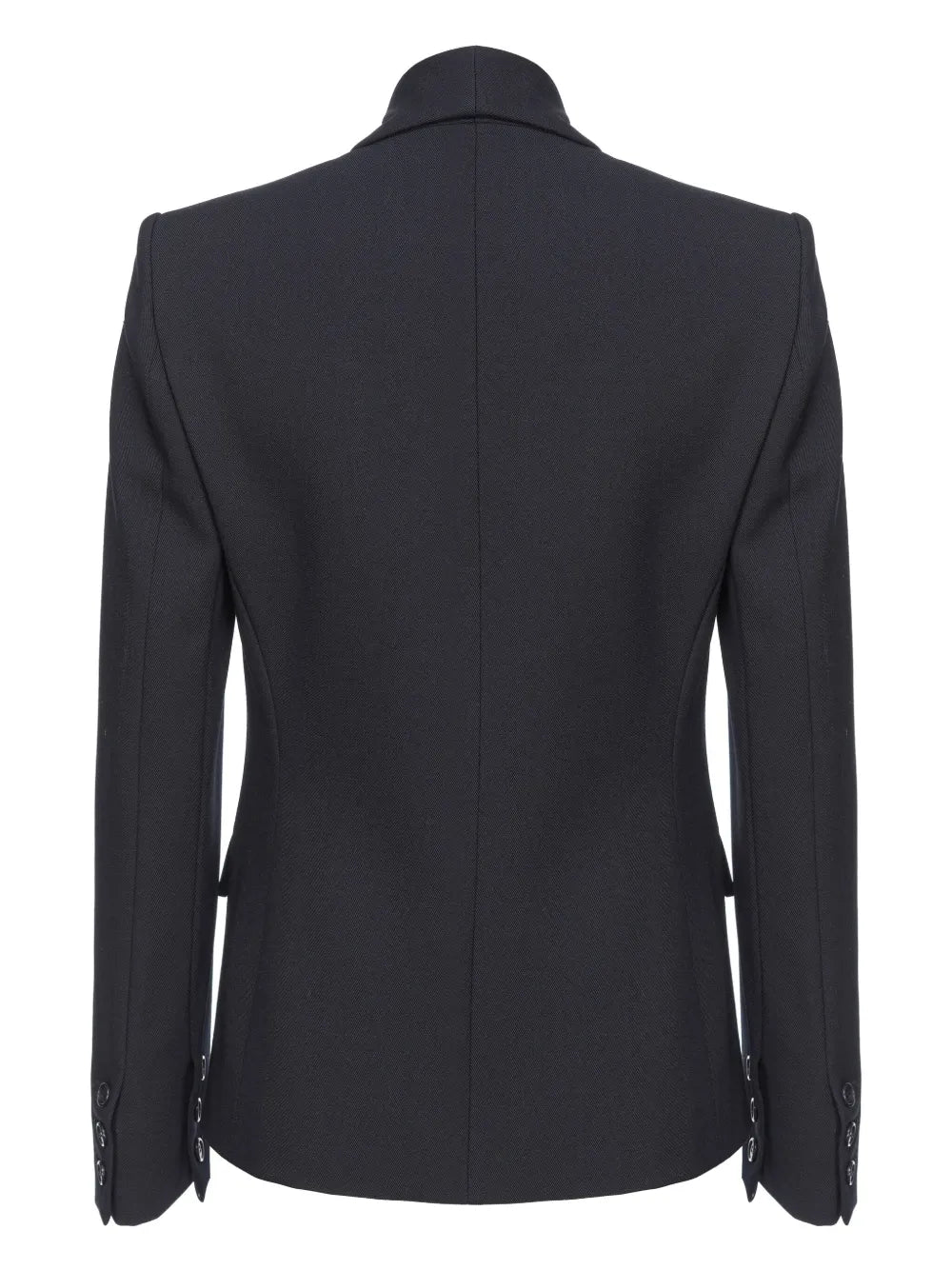 Shawl-Lapel Twill Blazer