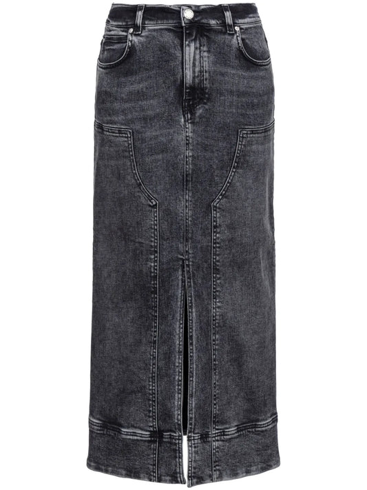 Gregoriana Denim Midi Skirt