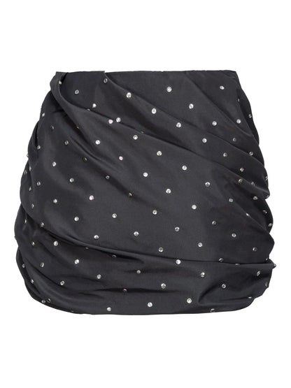 Saint Paul Draped Mini Skirt