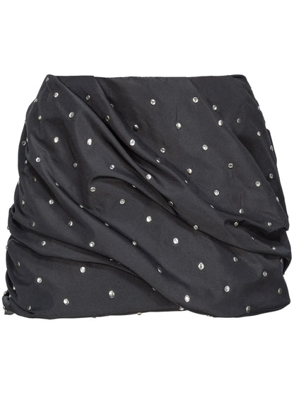 Saint Paul Draped Mini Skirt