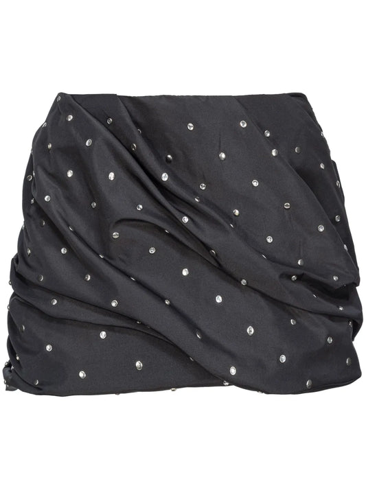 Saint Paul Draped Mini Skirt
