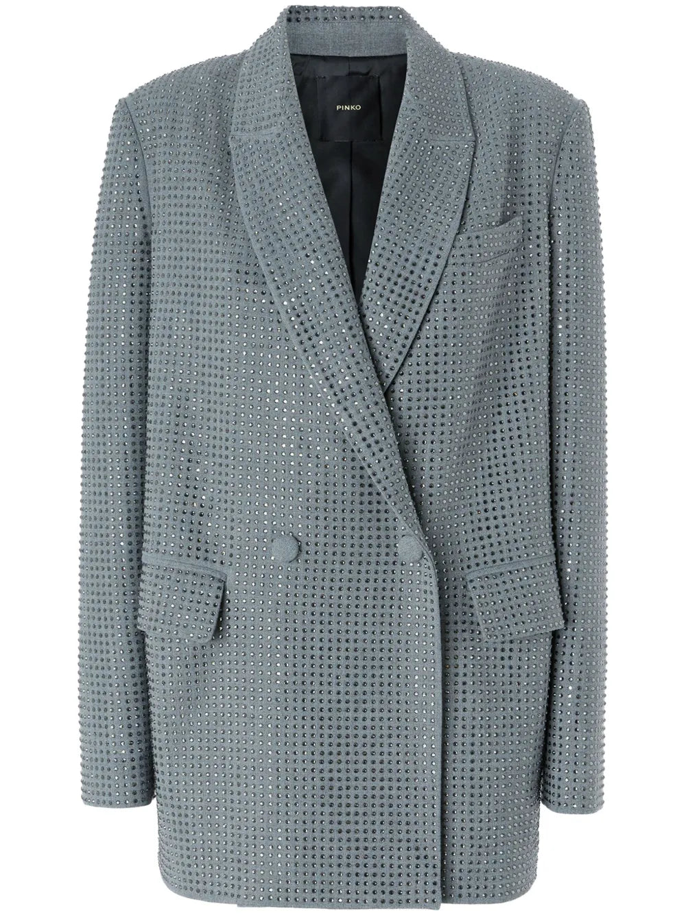 Rhinestone-Embellished Blazer