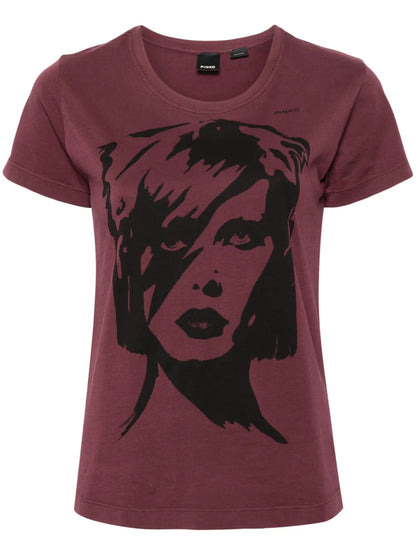 Bowie-Print T-Shirt