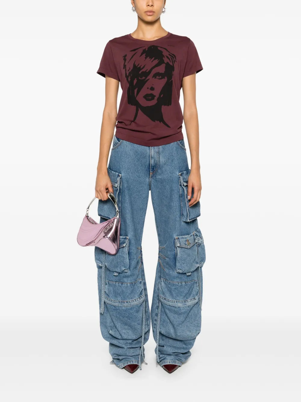 Bowie-Print T-Shirt