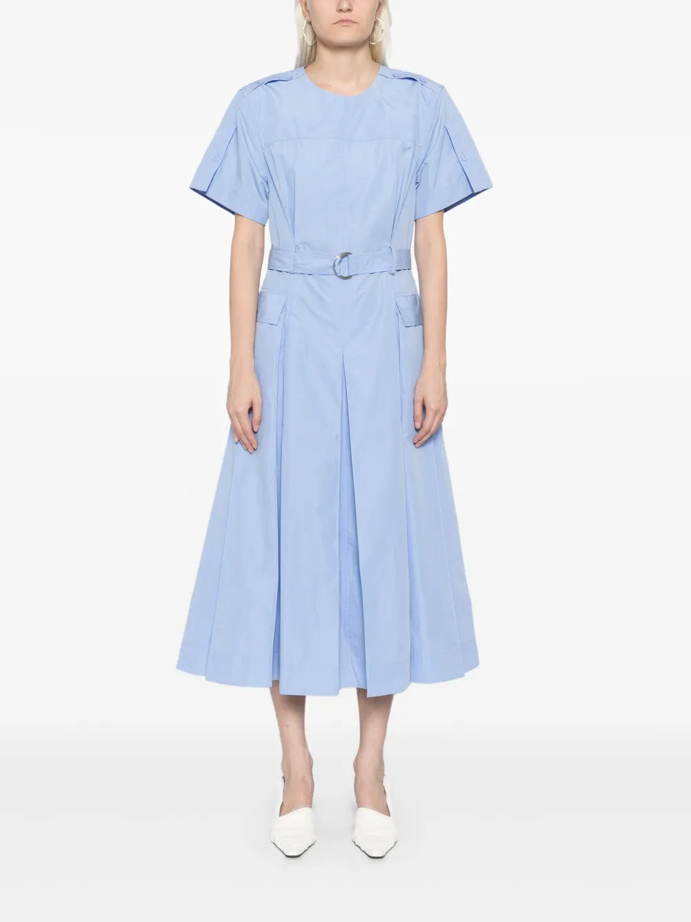 Utility Belted Dress