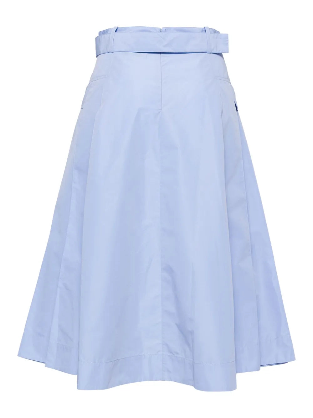 D-Ring Buckle Midi Skirt