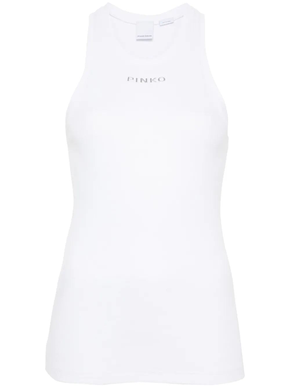 Logo Ribbed Tank Top