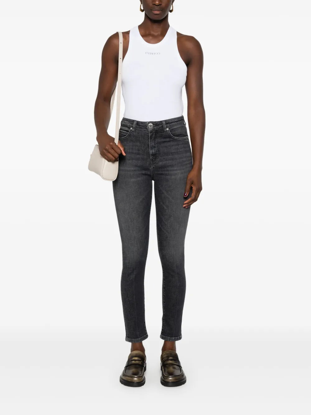 Logo Ribbed Tank Top