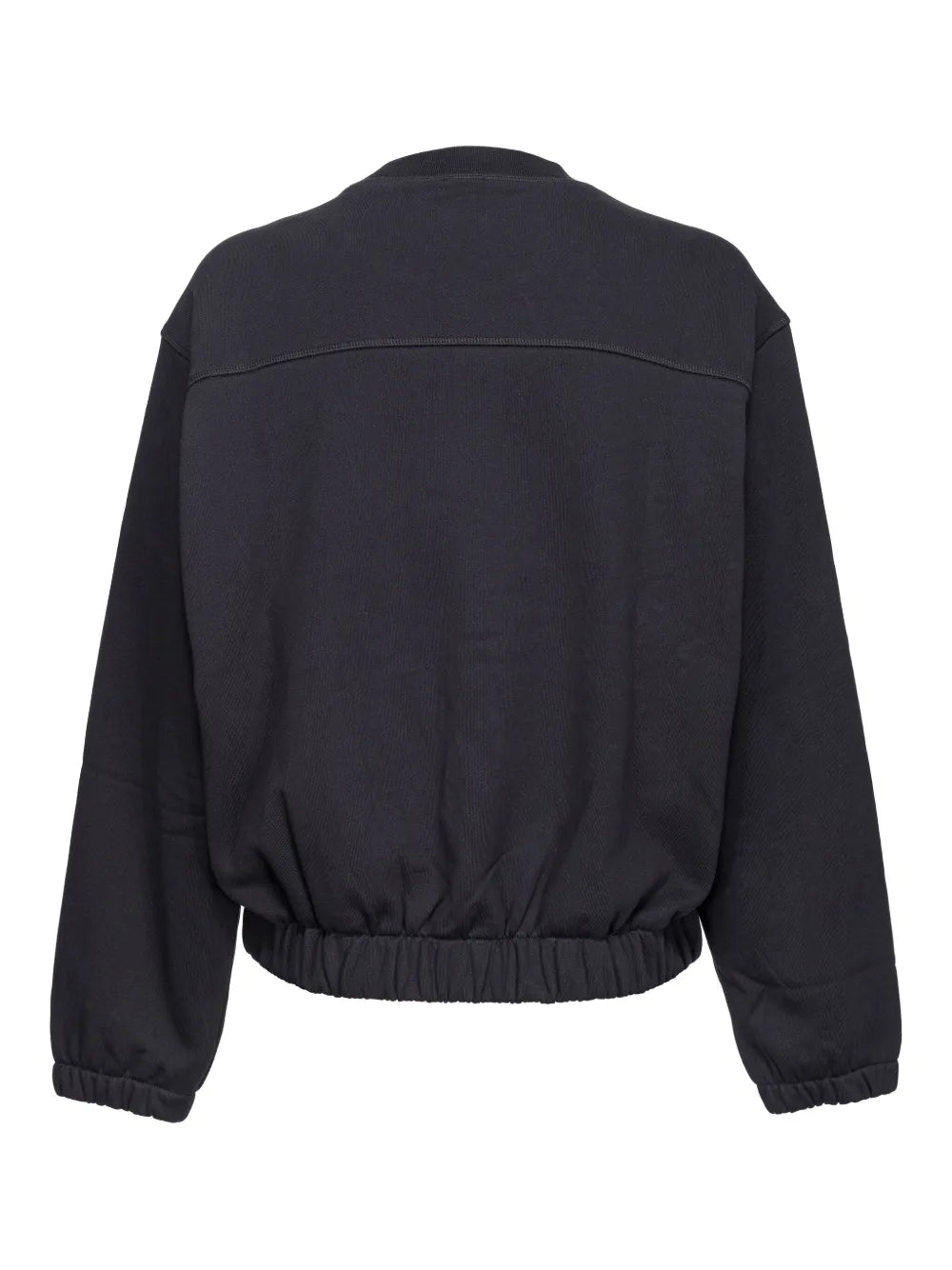 Love Birds-Appliqué Cotton Sweatshirt