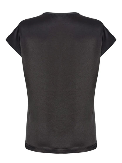 Panelled Satin Blouse