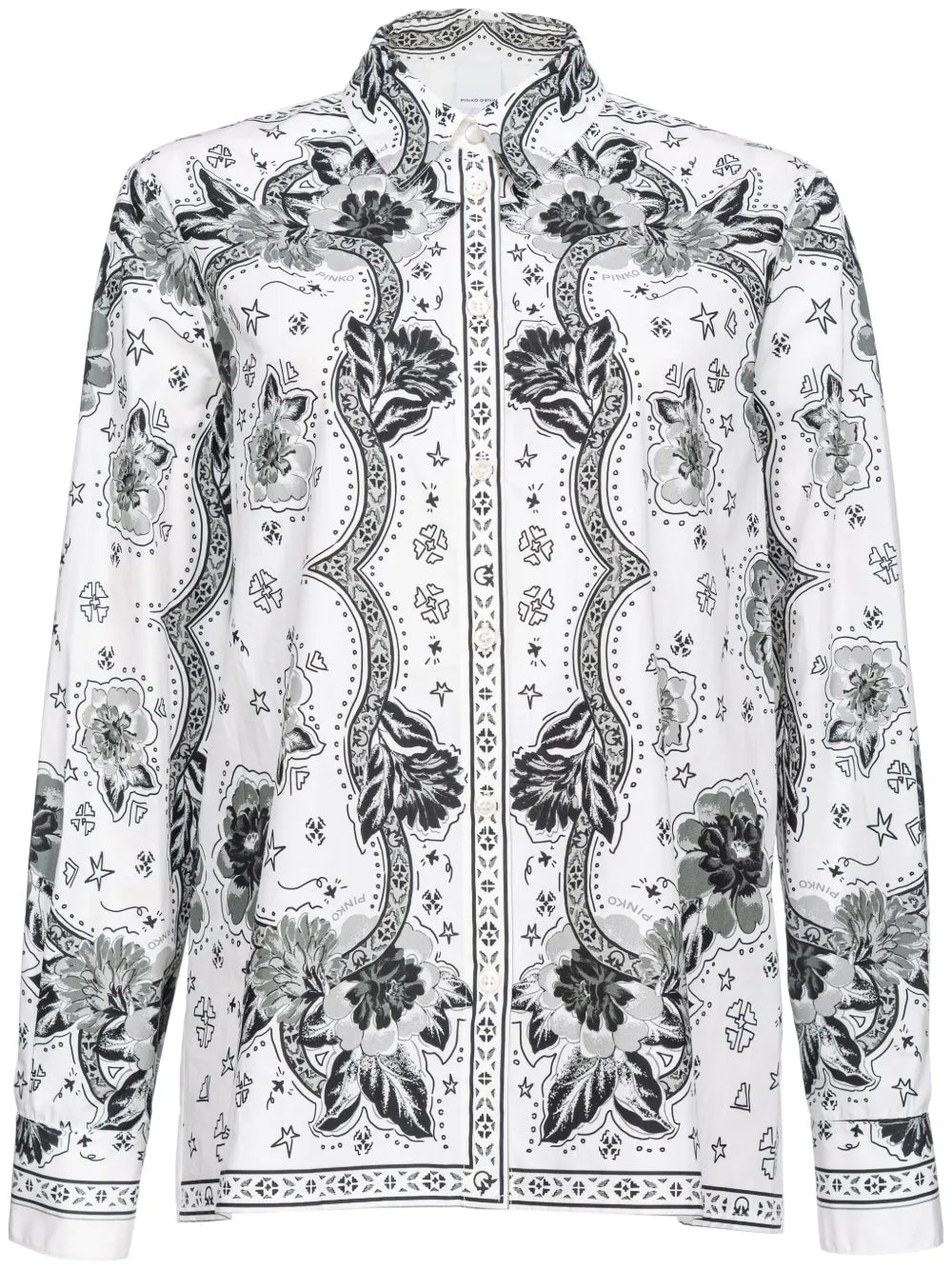 Floral-Print Cotton Shirt
