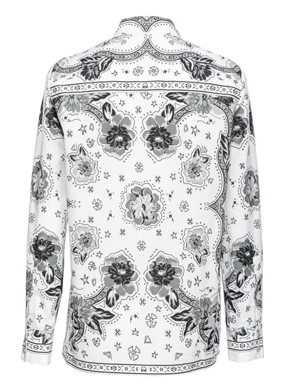 Floral-Print Cotton Shirt