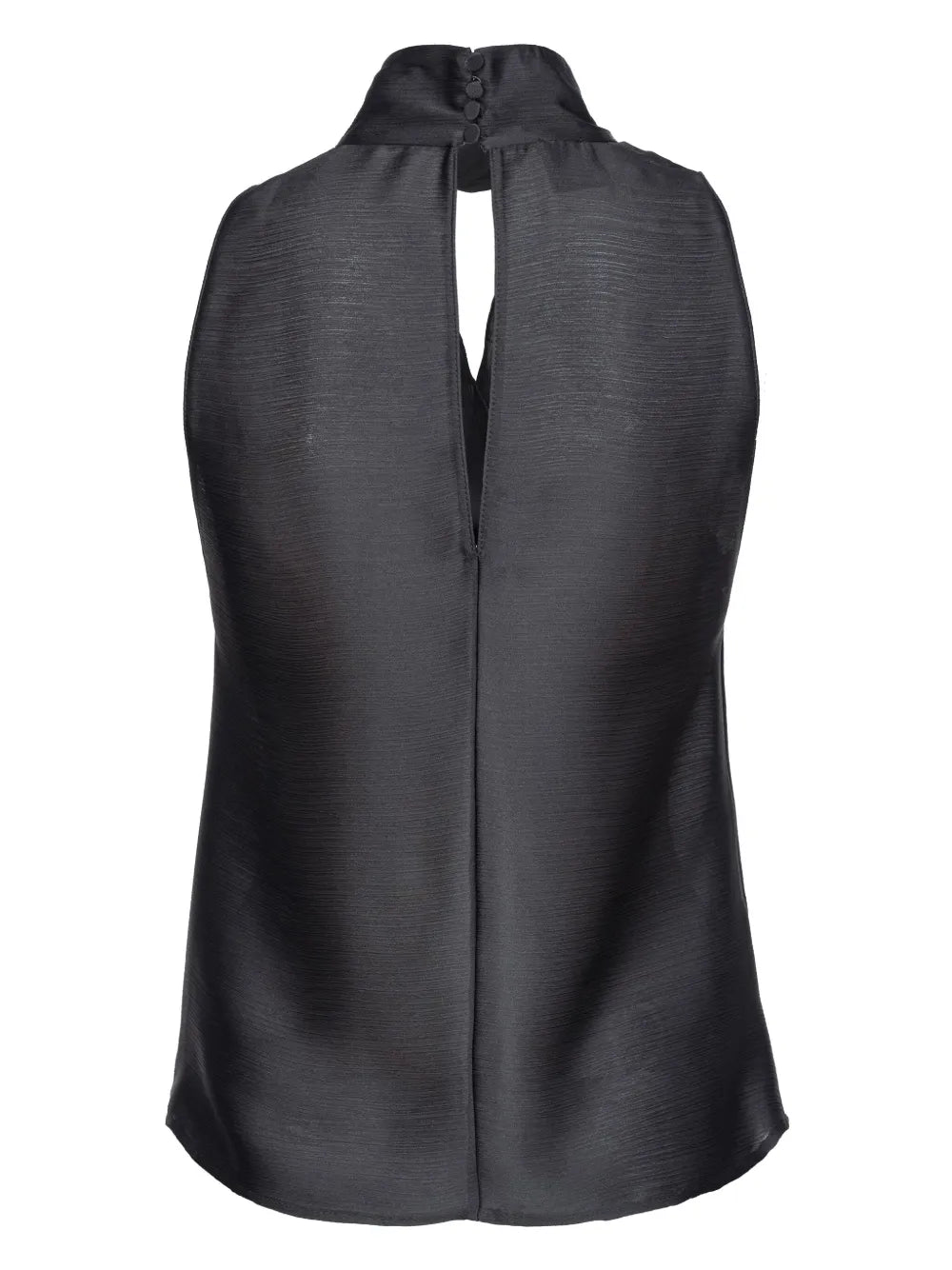 Draped Satin Blouse