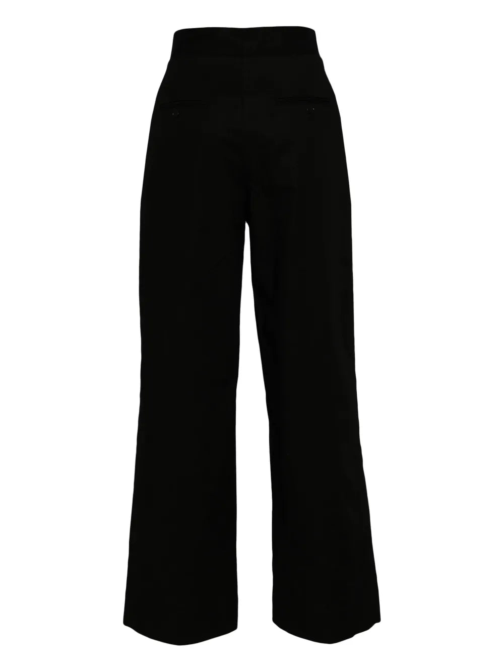 Pleated Wide-Leg Trousers