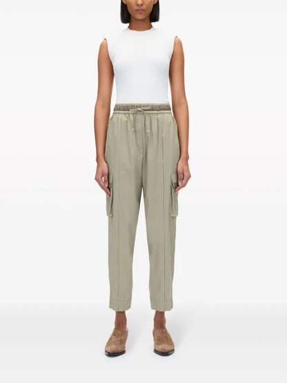 Cargo-Pocket Cotton-Blend Trousers