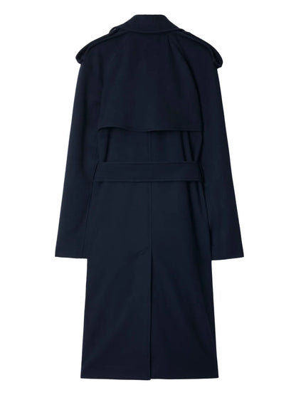 Notched-Lapel Cashmere Coat