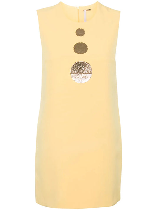 Vango Coin-Detail Mini Dress