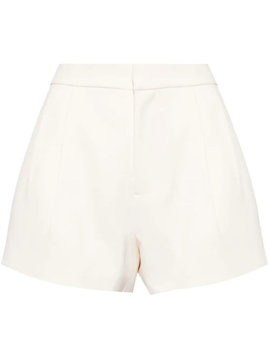 High-Waisted Tailored Shorts