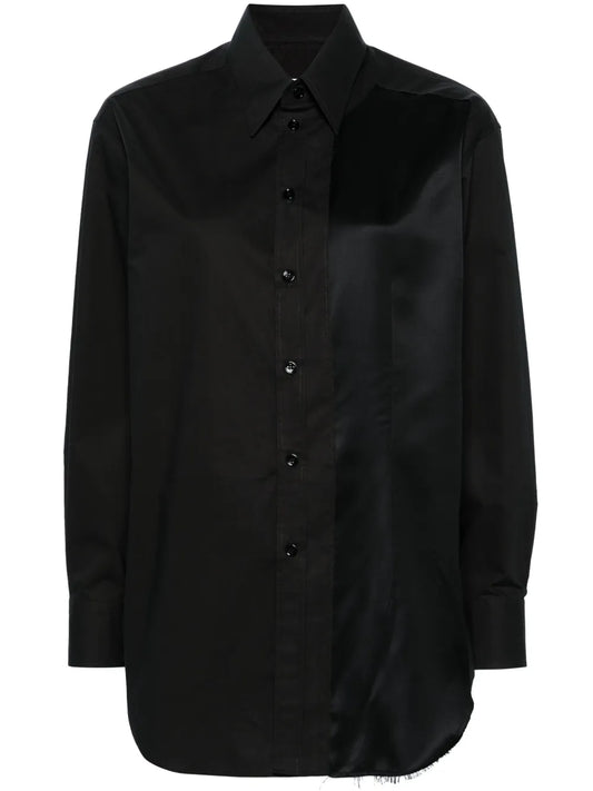 Panelled Cotton Shirt