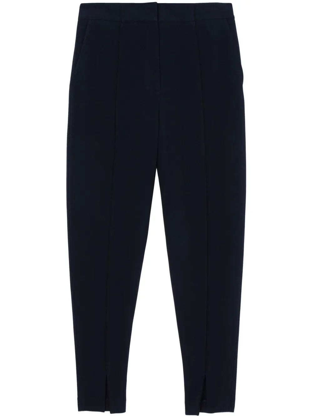 Pressed-Crease Tapered Trousers