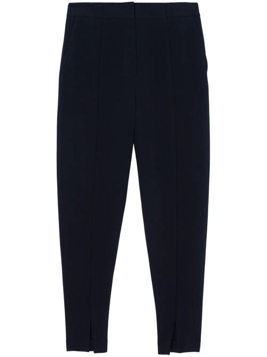 Pressed-Crease Tapered Trousers