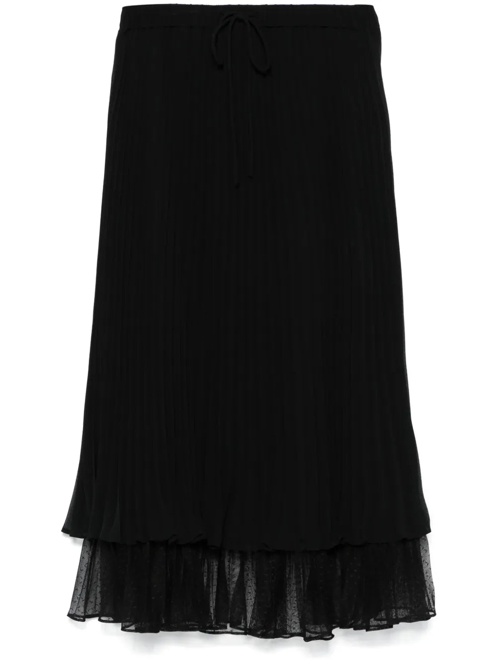 Pleated Midi Skirt