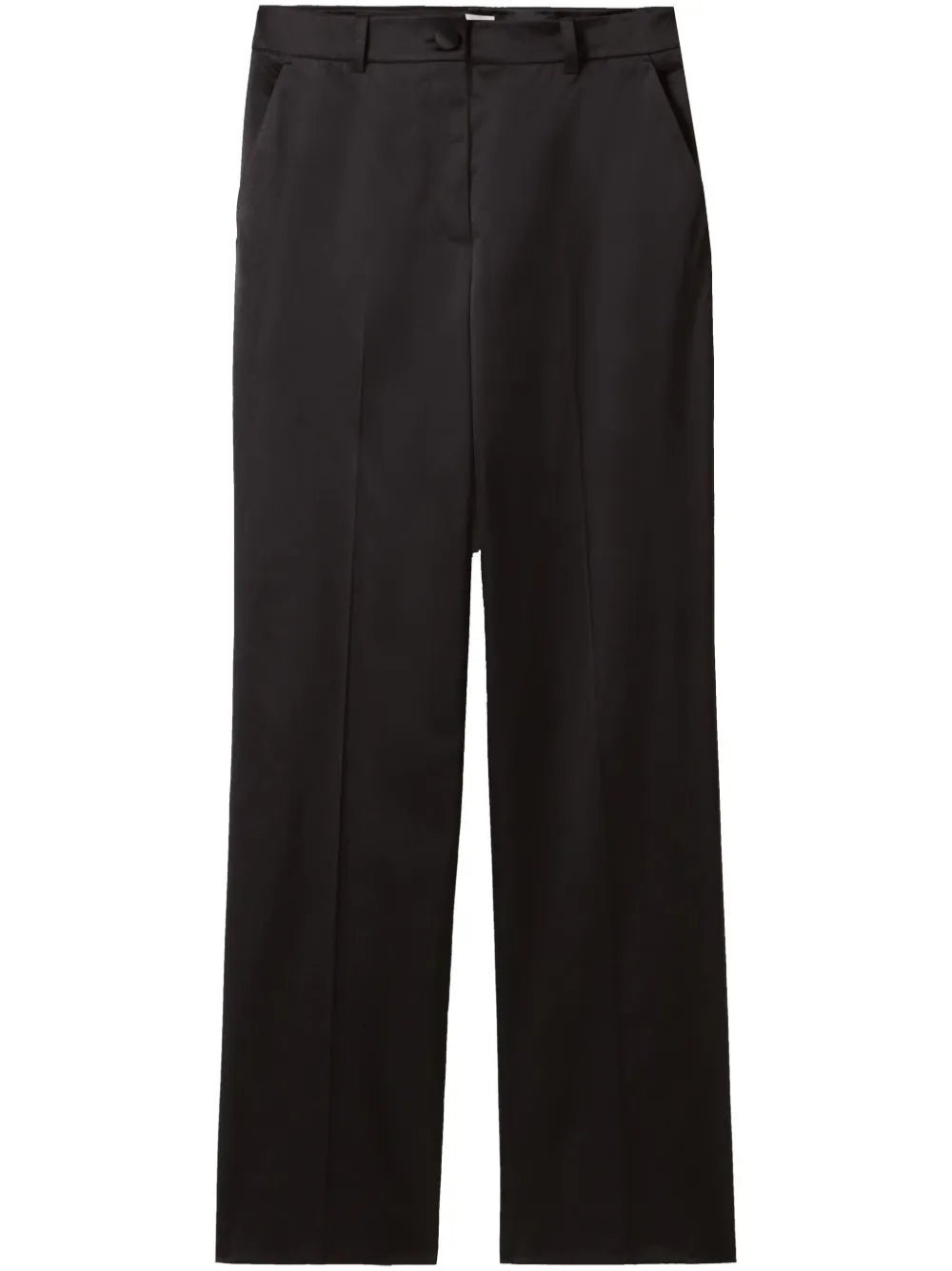 Satin Straight Trousers