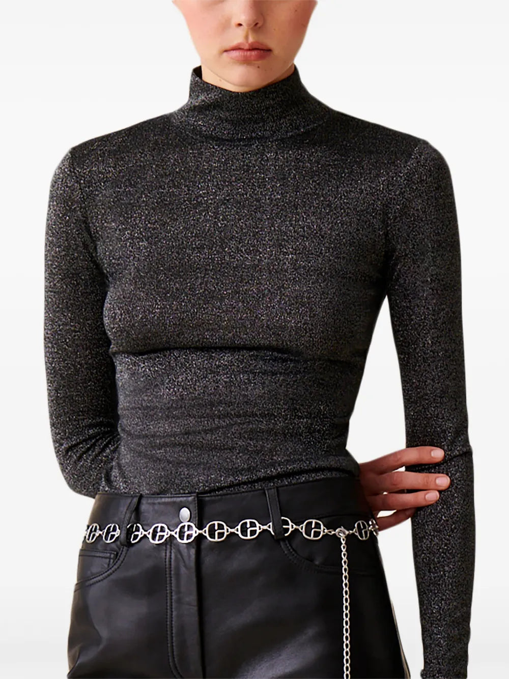Mock Neck T-Shirt