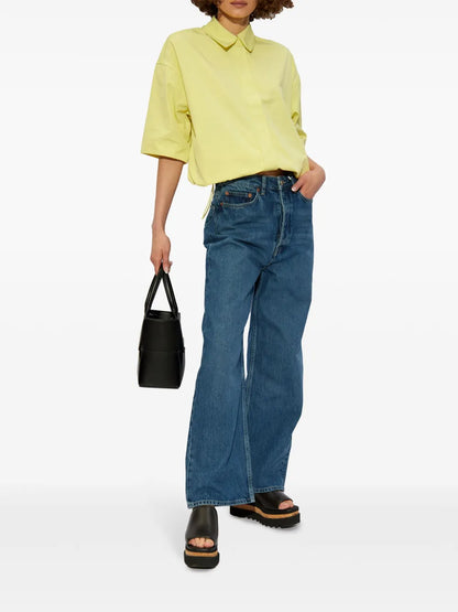 Organic Cotton Straight-Leg Jeans