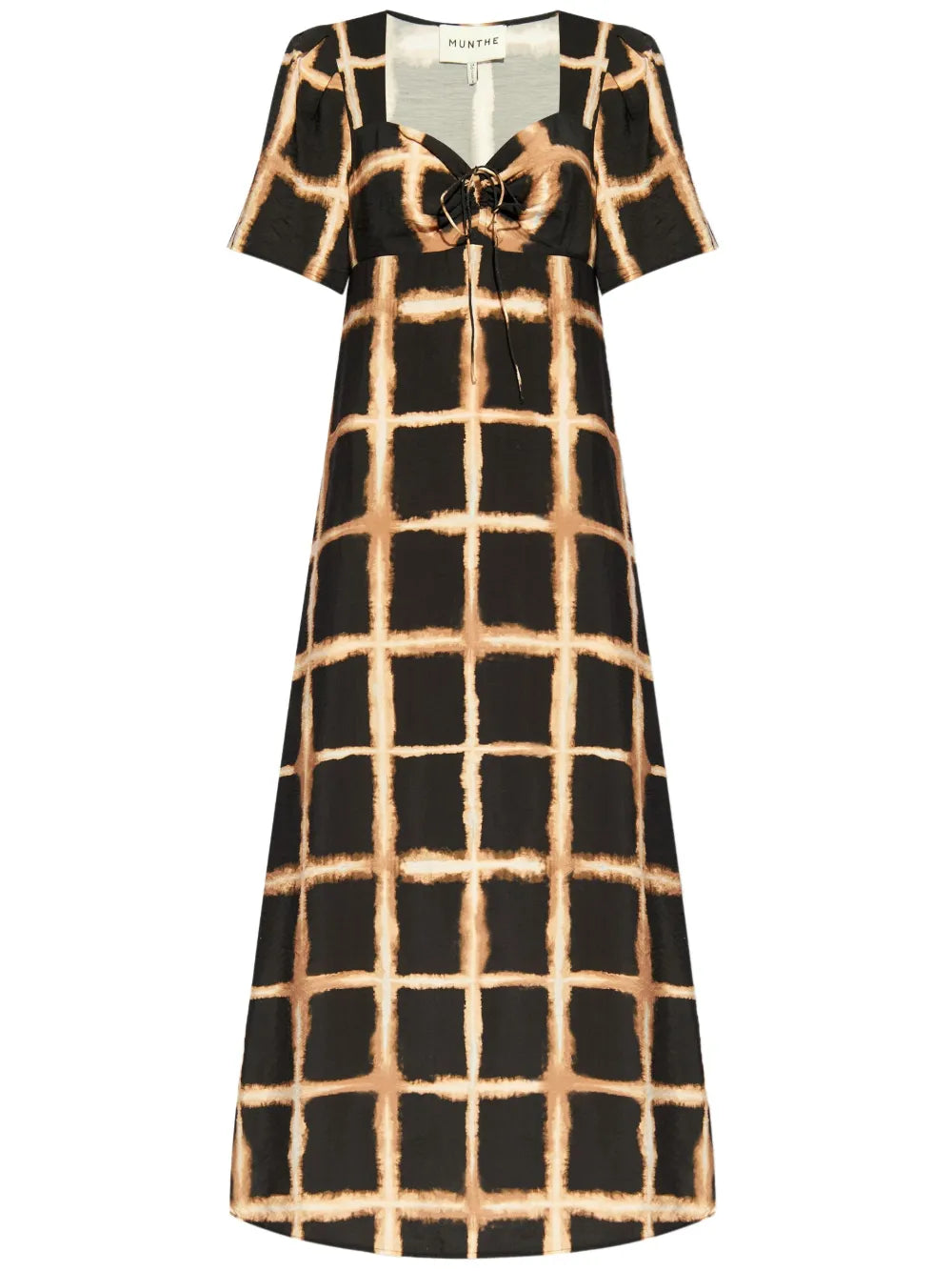 Otussi Checked Midi Dress