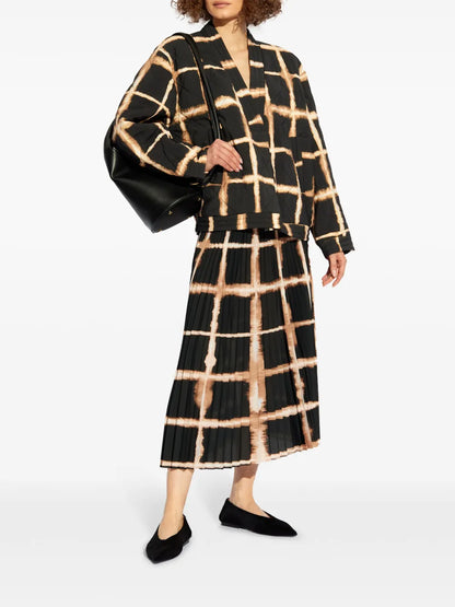 Omaha- Checked Quilted Jacket