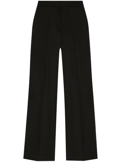 Pressed-Crease Wool Trousers