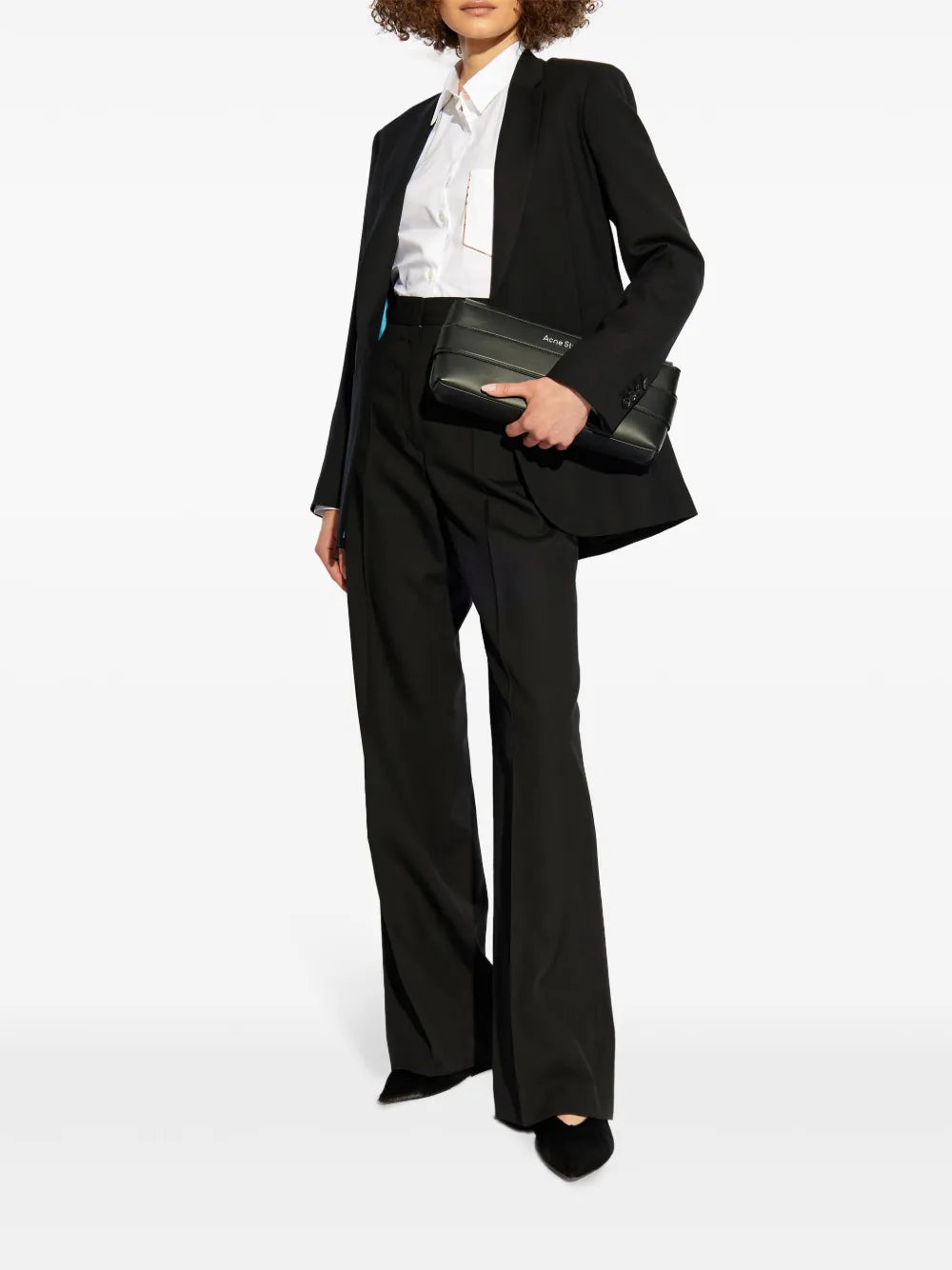 Pressed-Crease Wool Trousers